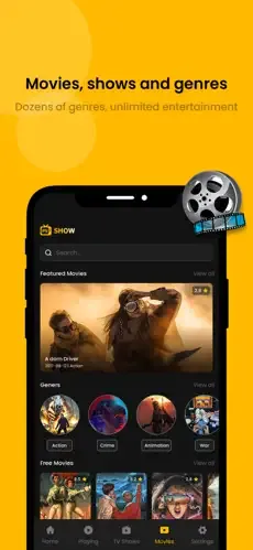 sony-65-inch Movies and shows
